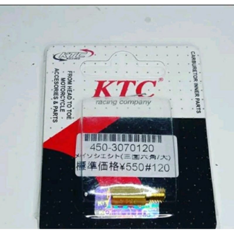 Main Jet MJ KTC PWK - 115 - 120 - 125 - 128 - 130 -Spuyer Bensin Mainjet PWK by KTC Racing Original