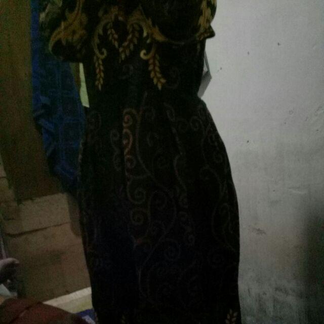 Maura Couple - Sania Ruffle Batik Couple Ori Ndoro Jowi Garansi Termurah Shopee - Batik Modern Solo