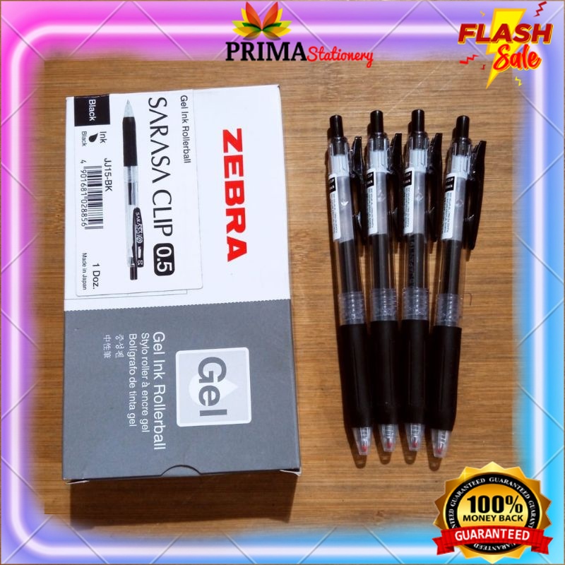 

BALLPOINT, BOLPEN, POLPEN, PULPEN, PENA Pulpen Gel ZEBRA Sarasa Clip HITAM WARNA 0.5 mm / pcs Zebra Sarasa Clip 0,5 / Pulpen Gel Sarasa Clip Zebra 0,5