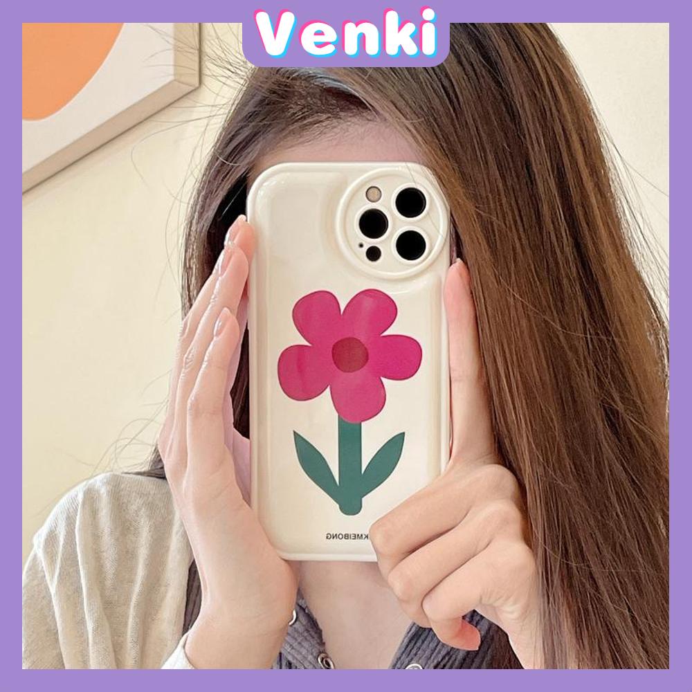 iPhone Case Silicone Soft Case Airbag Shockproof Protection Camera Flower Simple Cute Compatible For iPhone 11 Pro Max 13 Pro Max 12 Pro Max 7Plus xr XS Max