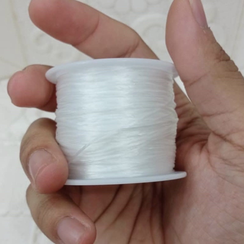 Karet elastis meteran putih