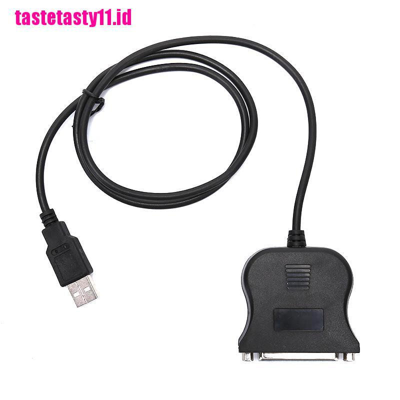 Kabel Printer IEEE 1284 25-Pin Port Ke USB 2.0 Paralel