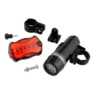  Lampu  Depan Sepeda  MTB  5 LED Terang  Tahan Air Lampu  