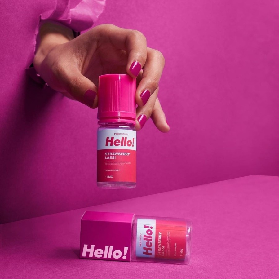 HELLO STRAWBERRY GRAPE MANGO LASSI PODS FRIENDLY 30ML 12MG