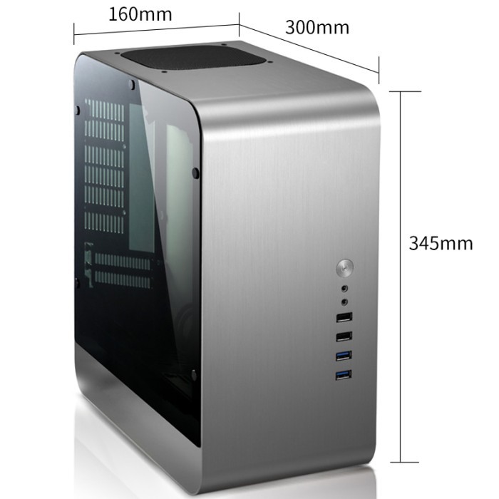 JONSBO CASE UMX1 SILVER MINI ITX