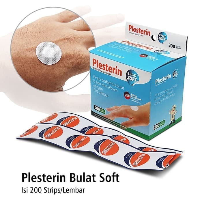 Plesterin Bulat Soft OneMed Non Woven box isi 200pcs OJ