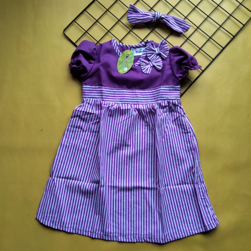 dress bayi / baju dress anak perempuan 6 bulan -3 tahun