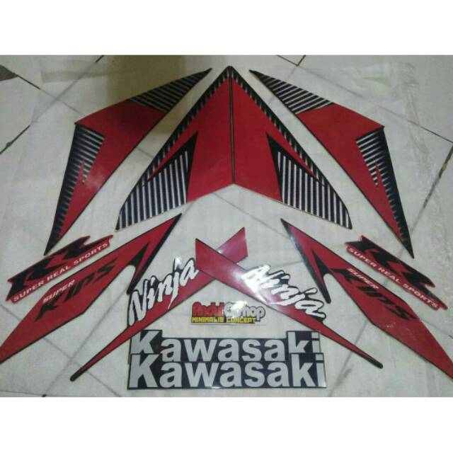 MURAH STIKER STRIPING NINJA RR NEW 2014