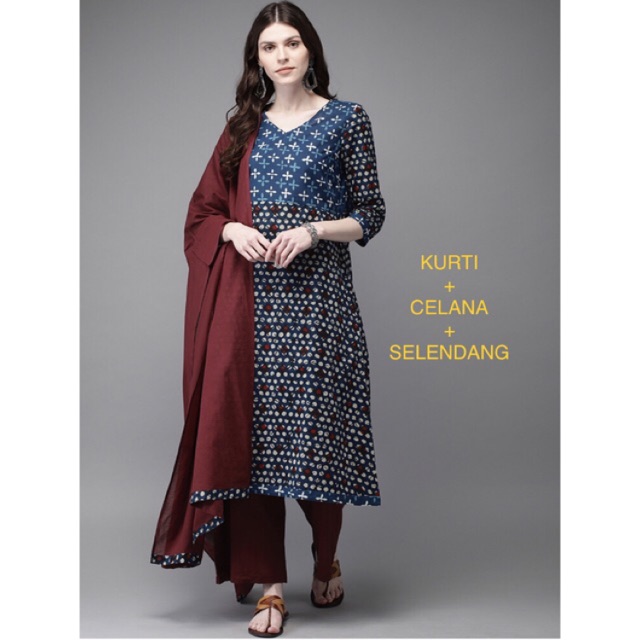 Ready Kurti Size XXL Besar Anouk Kurti / Kurti Dress India / Anarkali / Baju Lebaran