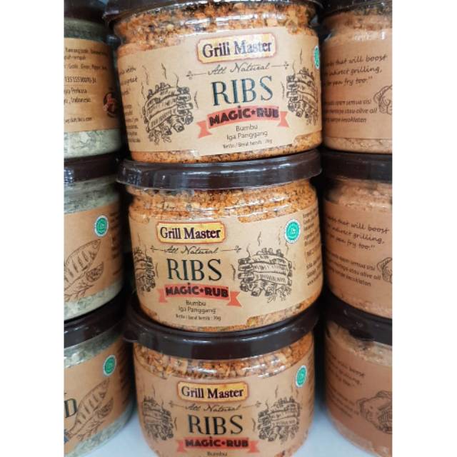 

Jay's Grill Master Ribs Magic Rub 70g (Bumbu untuk iga panggang)