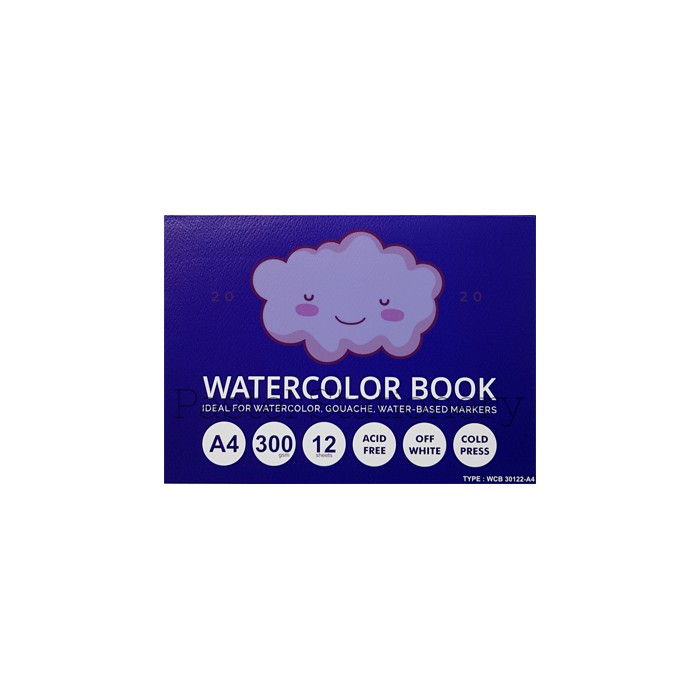 

V-Tec Watercolor Book A4 300 Gsm - Buku Watercolor V-Tec A4