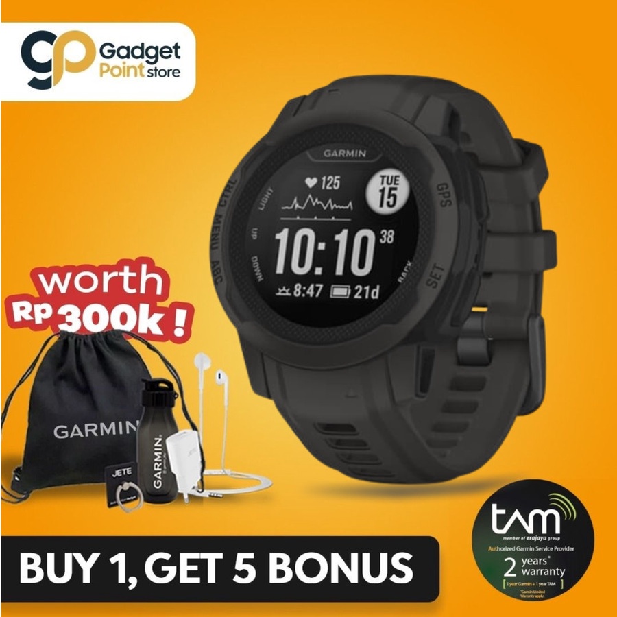 Sport Watch | Smart Watch Garmin Instinct 2S Graphite 40mm Smart Notifications - Garansi TAM 2Th