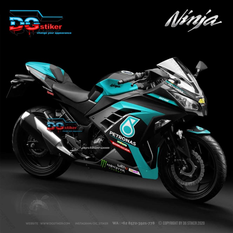 Decal Sticker Ninja 250 FI SRT Petronas