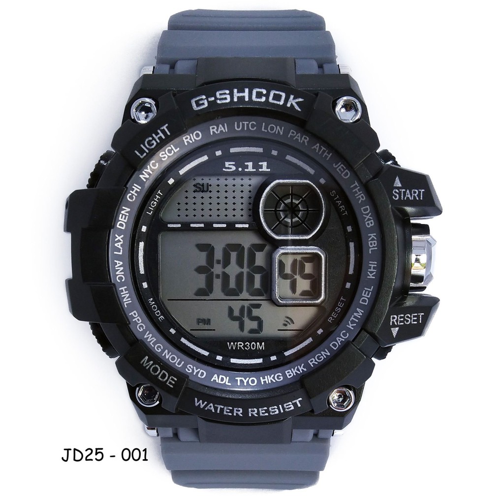 COD JAM TANGAN PRIA DIGITAL 5.11 TYPE : JD25 - 01