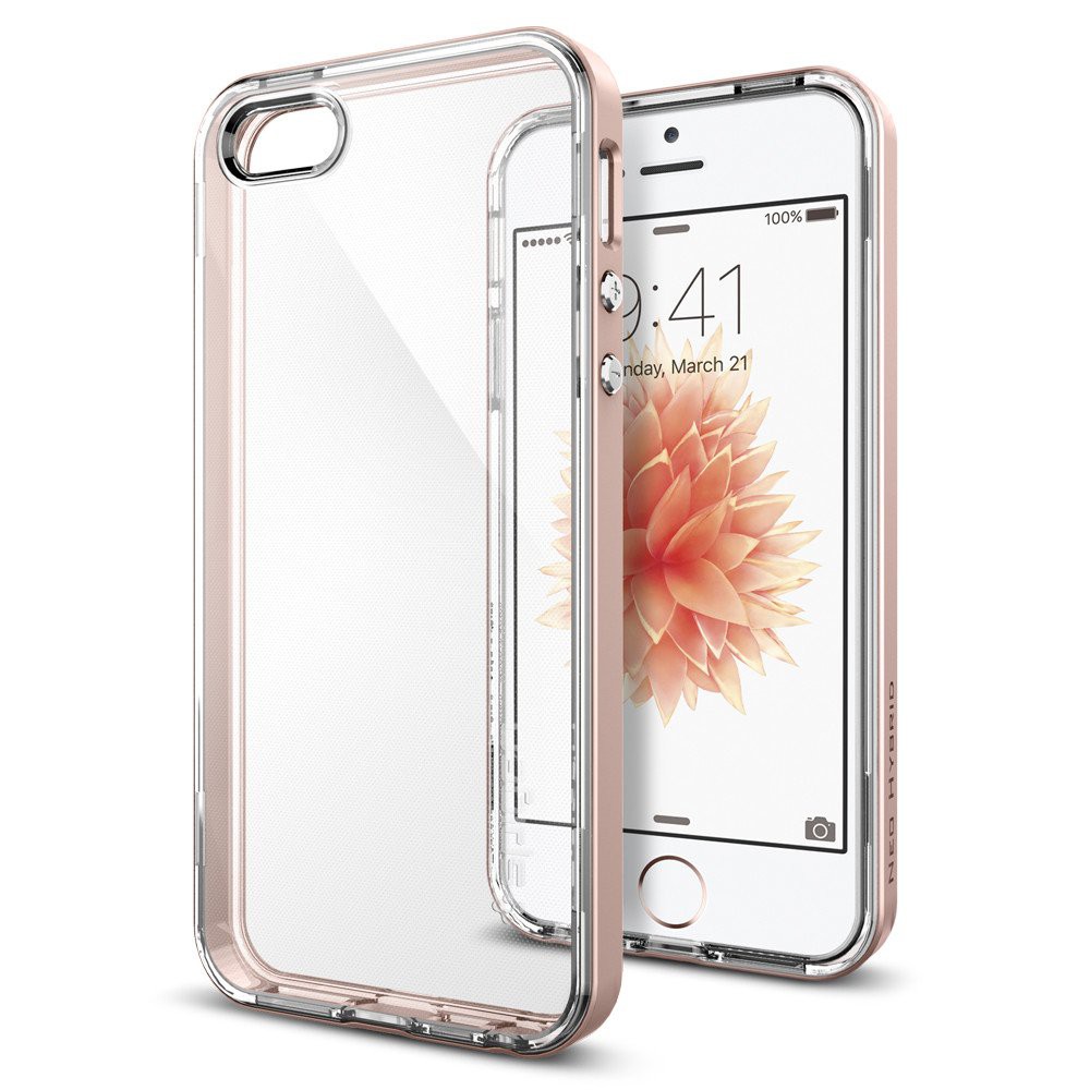 Spigen iPhone SE/5S/5 Case Neo Hybrid Crystal rose Gold