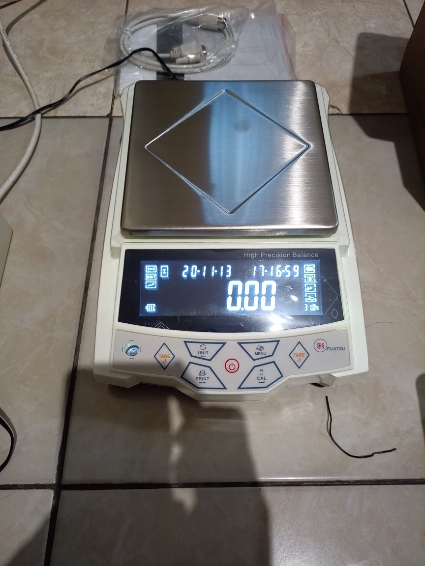 Fujitsu Fsr-b Precision Balance / Timbangan Laboratorium Cap 2000g