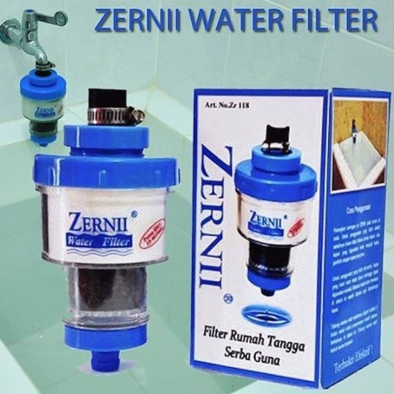 Water Filter Zernii / Saringan Air Zernii LENGKAP (LENGKAP SIAP PAKAI)