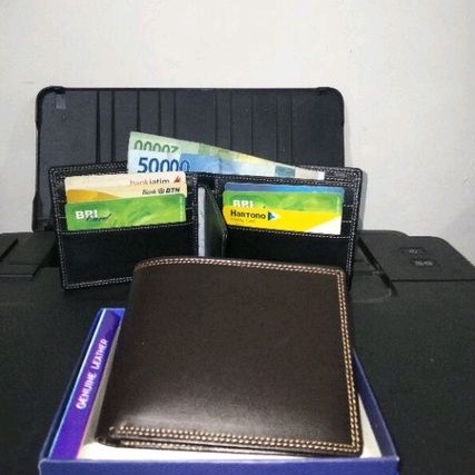 Dompet Pria Full Kulit Sapi Full Up 9 slot tempat kartu ( tanpa embos) sesuai foto