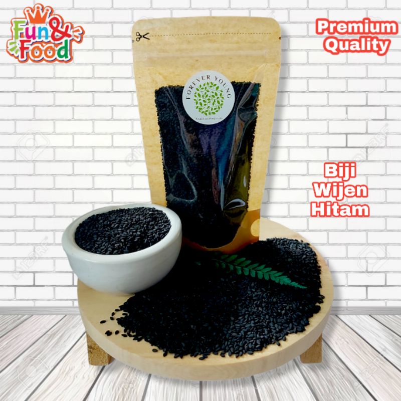 

Superfood Natural Black Sesame Wijen Hitam Organik Kualitas Premium