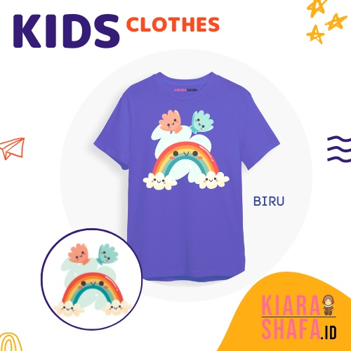 Kiarashafa - Baju Anak / Kaos Anak Rainbow