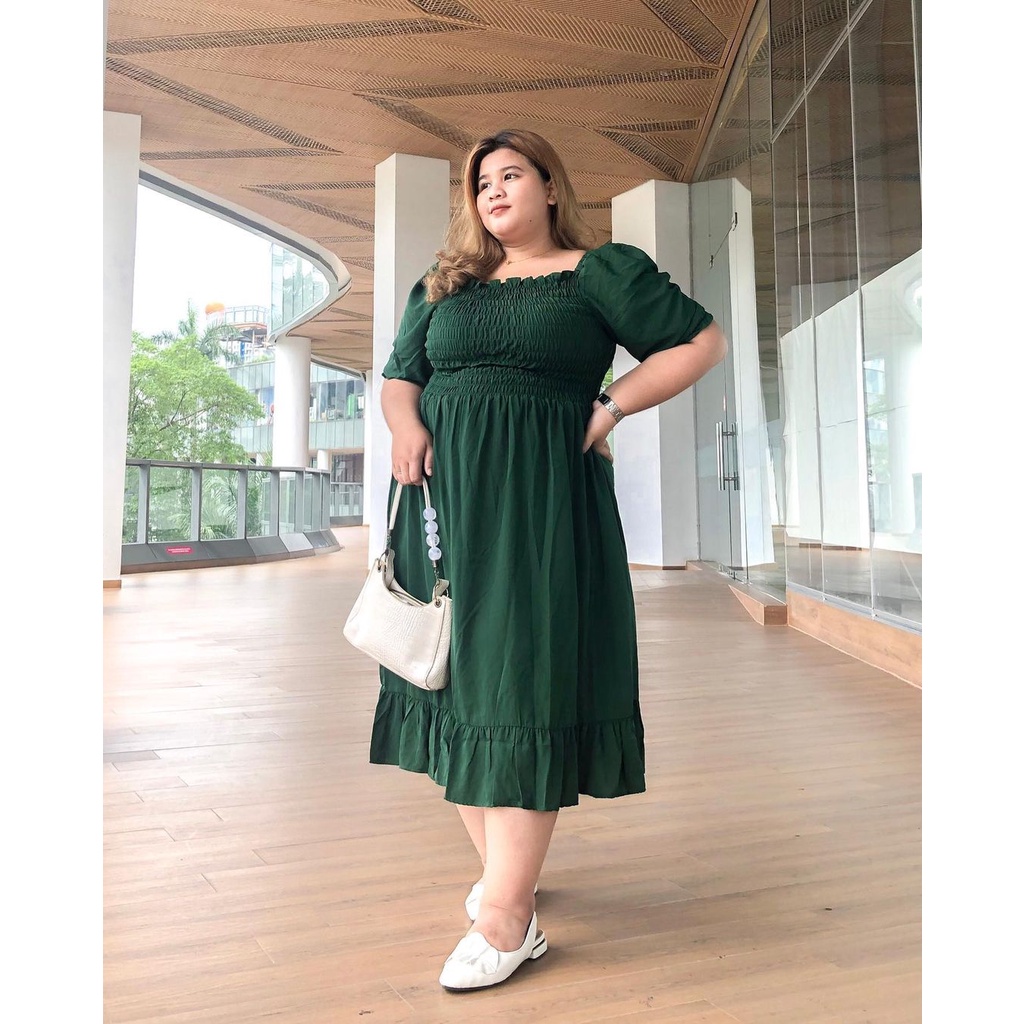 Sabrina Dress MIRELLA | Baju Sabrina Wanita Blouse Crop Top|Baju Sabrina Jumbo Dress|Baju Sabrina Ke