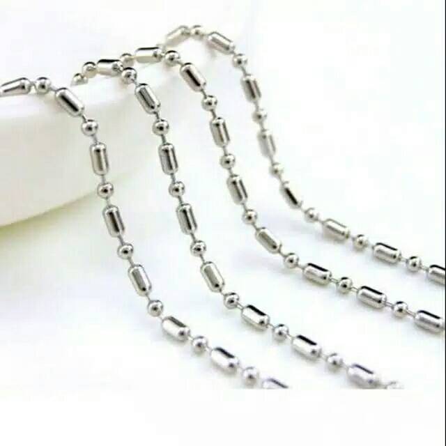 kalung MCI, Rantai KALUNG Bambu bola...anti karat selamanya