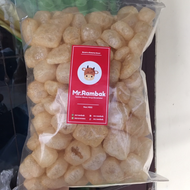 

KERUPUK CEMILAN (Original/Asin) 250 gr