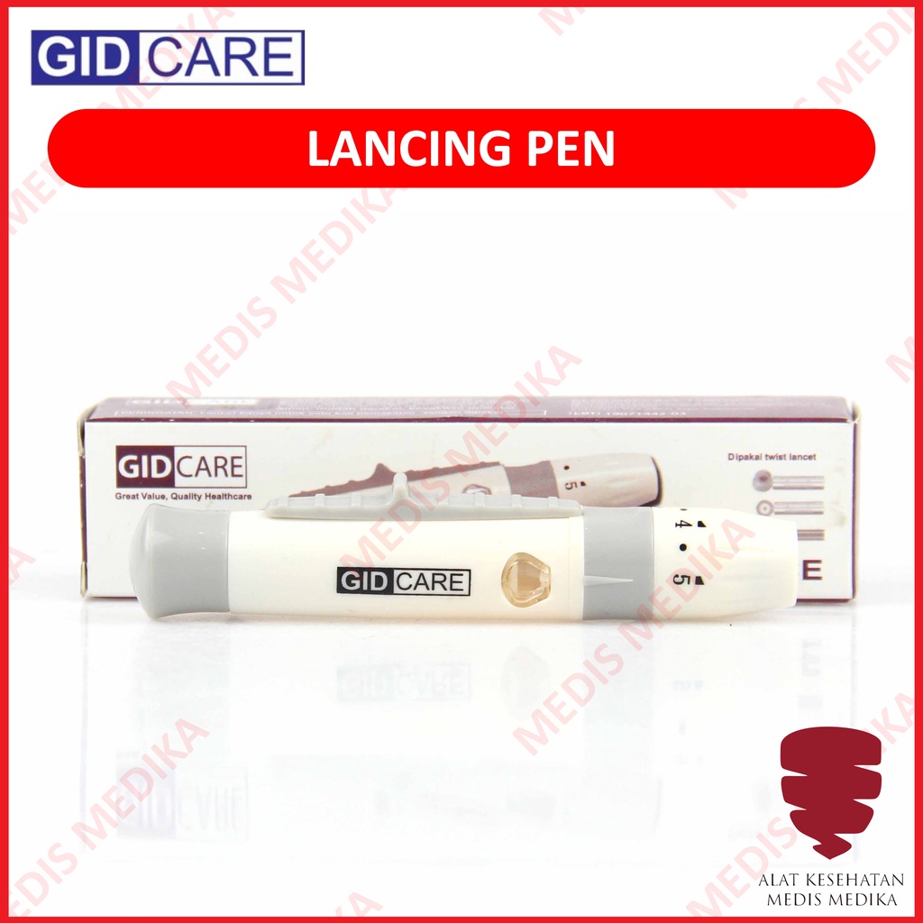 Lancing Pen Bekam Lancet Device Pena Jarum Tembak Alat Ambil Sample Darah