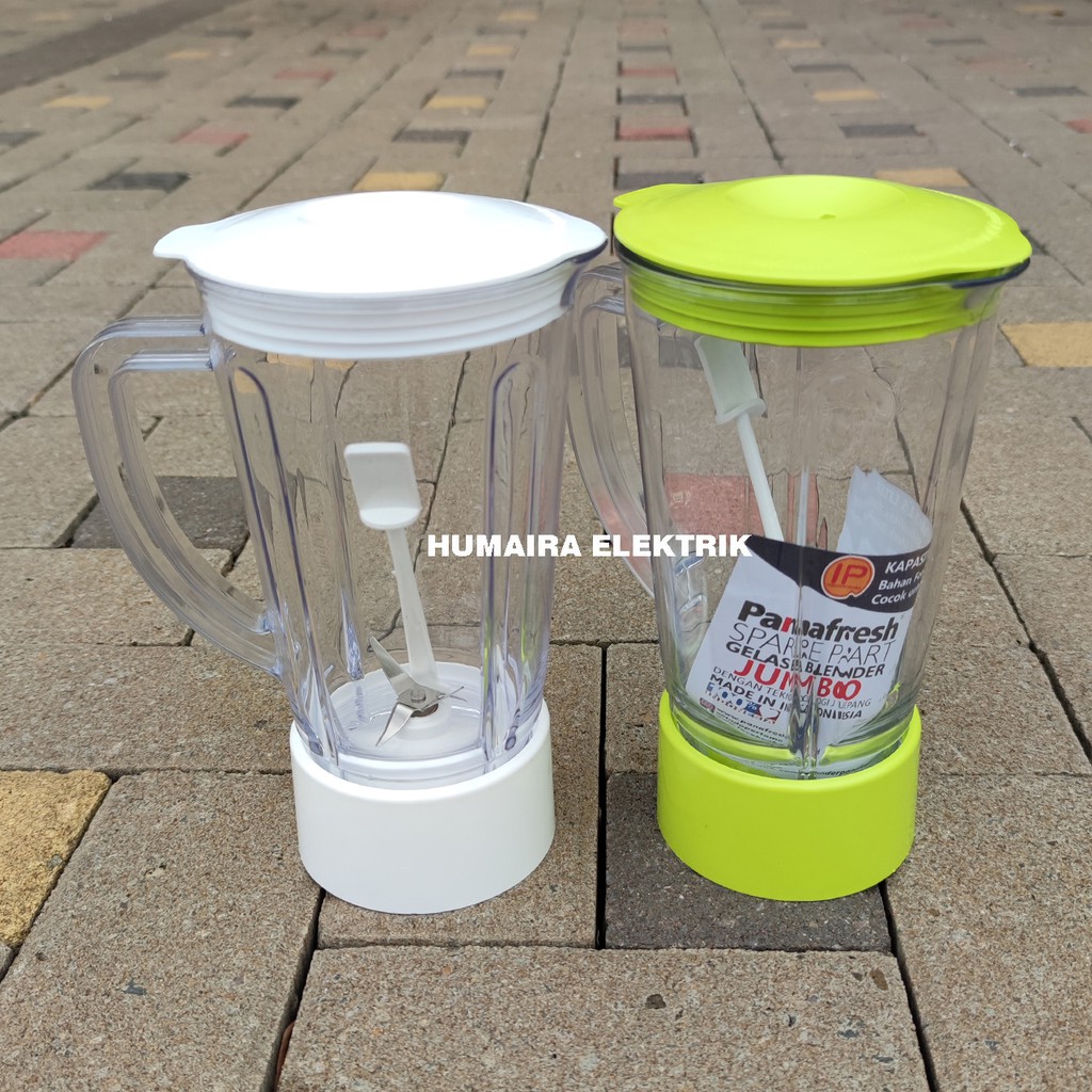 [BAYAR DITEMPAT] Gelas Blender SET JUMBO/BESAR Model Miyako Baru 1 liter Gear PLASTIK