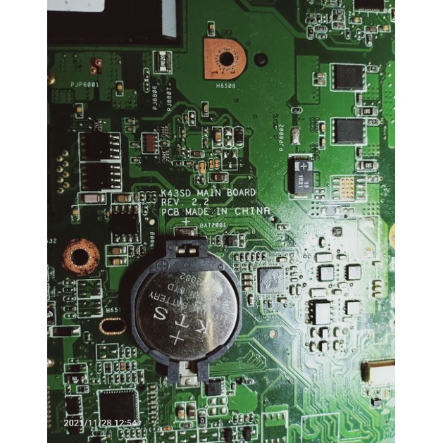 mainboard Asus K43SD Ver.2.2+fan+procie dual core bekas