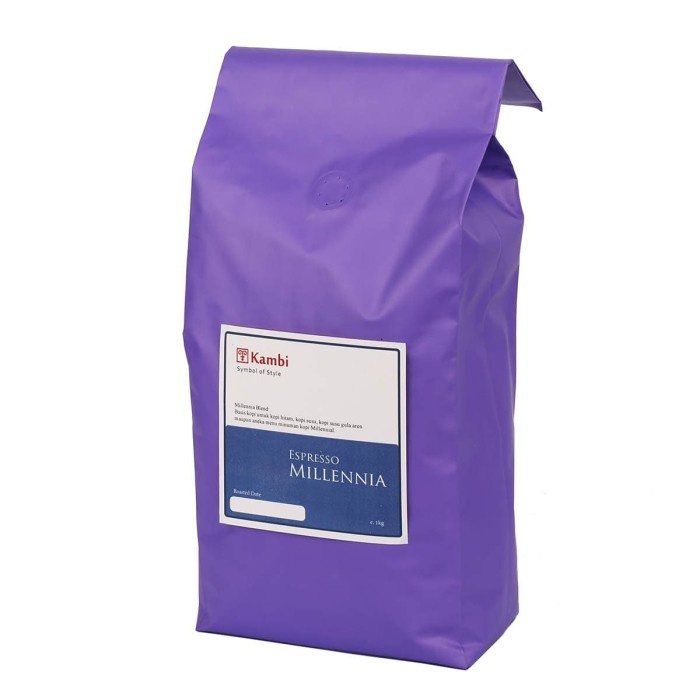 

(BISA COD) Kambi Millennia Espresso Blend 1kg - Kopi berjuta cangkir - bubuk espresso