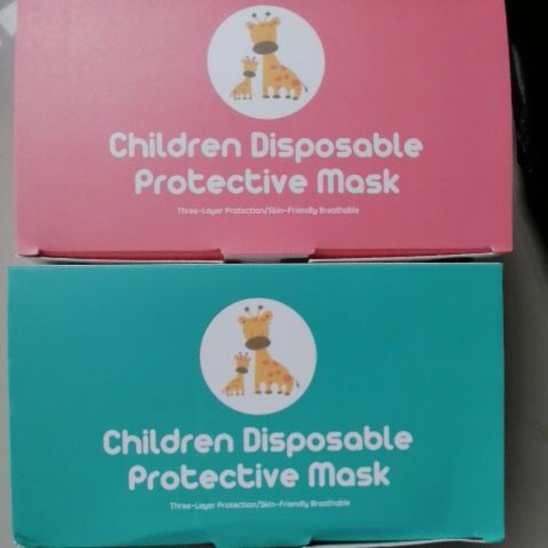 Masker anak face mask kids 3ply isi 50 pcs