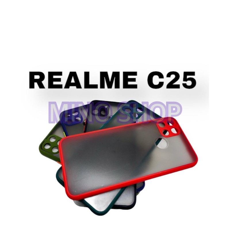 SOFTCASE REALME C25 - HARDCASE DOVE MYCHOICE PLUS PELINDUNG KAMERA - AERO CASE