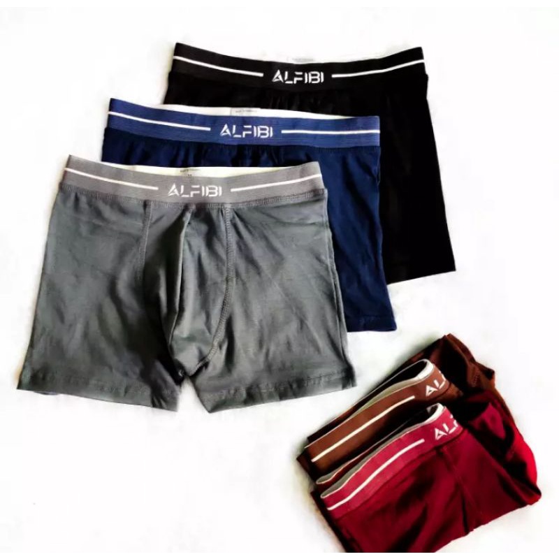 3 PCS//ISI 3CELANA BOXER PRIA MURAH MERIAH//M//L//XL//XXL//XXXL