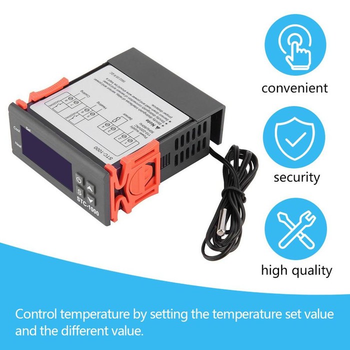 Pengatur Suhu STC-1000 220V Thermostat Digital Temperature Controller Termostat