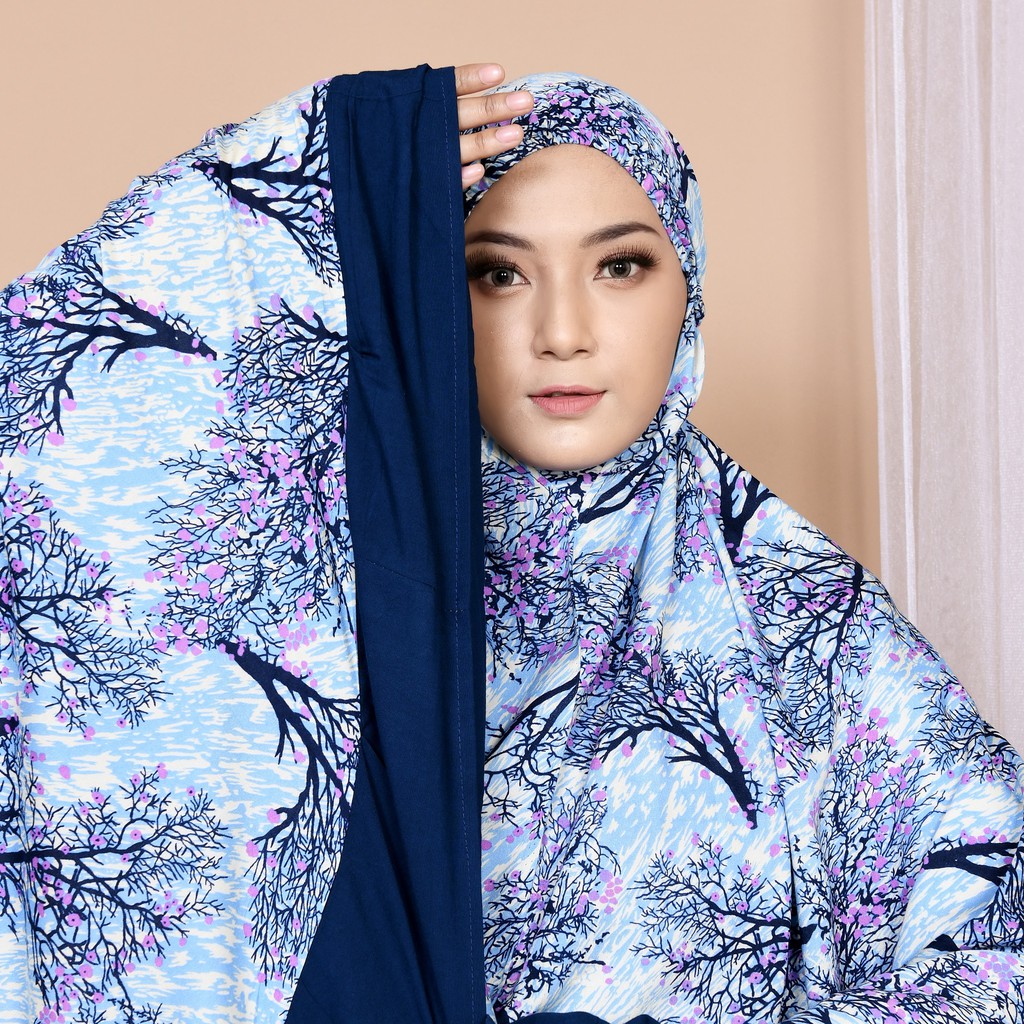 Mukena Bali Motif Ranting Super Jumbo Bahan Janger Premium By Zahwa