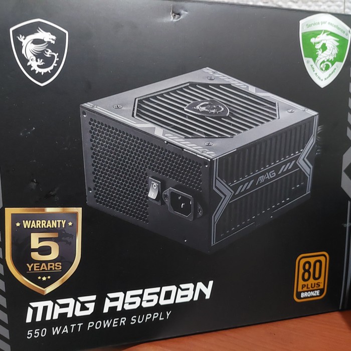 MSI MAG 550W Power Supply 80+ Bronze