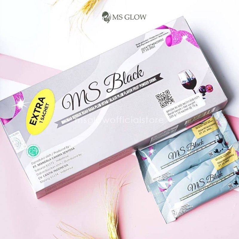 Ms Slim Serbuk Buah Plum Hitam/Black Plum Powder Drink Ms Glow