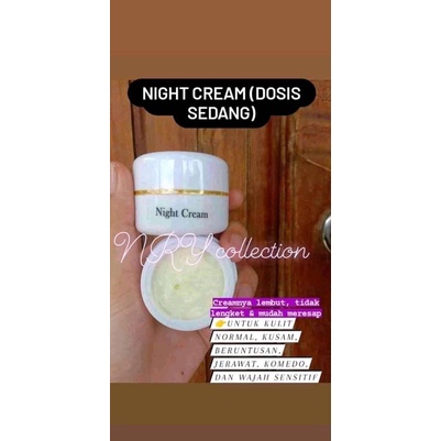 Cream malam a-DHA white series (racikan)