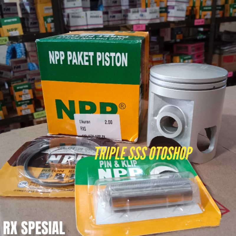(READY OS STD) PISTON KIT NPP YAMAHA RXS / RX S SPESIAL / RX SPECIAL / RX-S / YT 115 Os. STD s/d  20