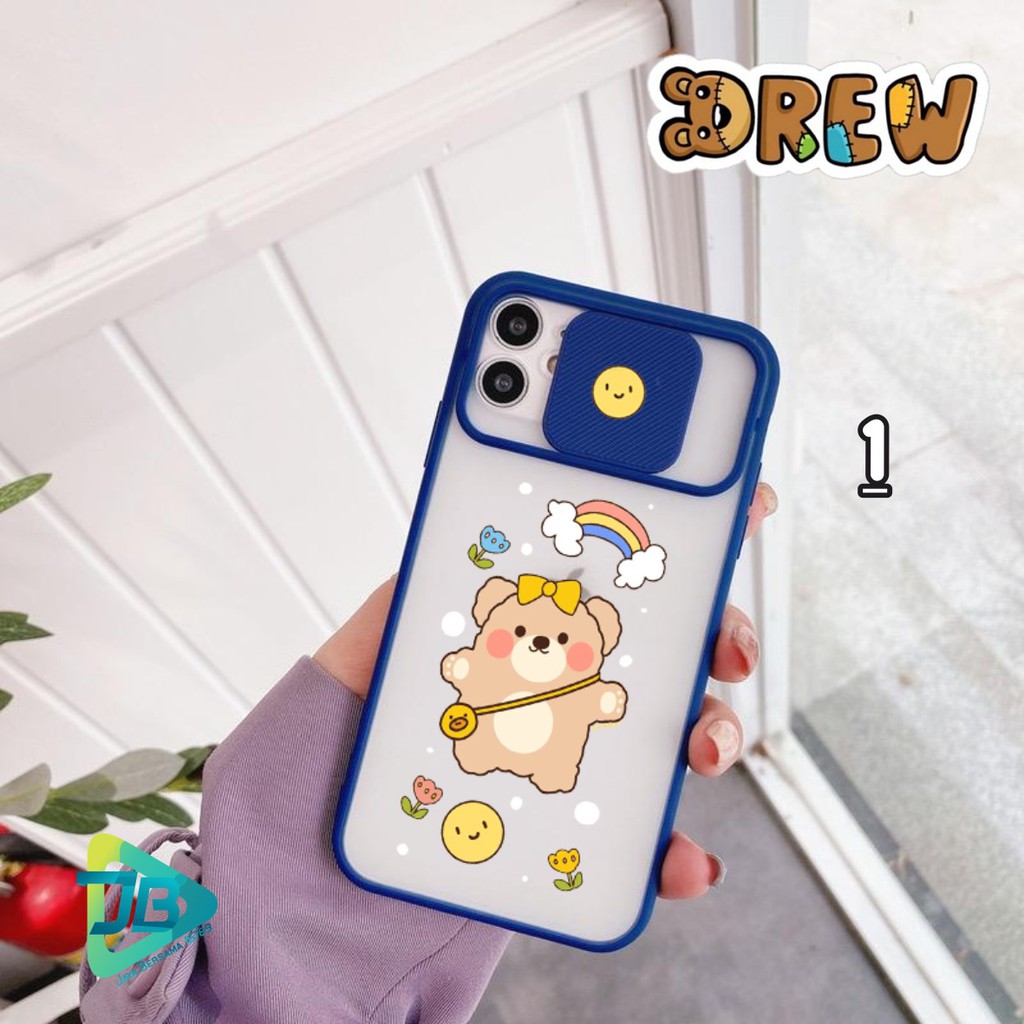 SOFTCASE SLIDE KAMERA DREW OPPO VIVO SAMSUNG XIAOMI REALME IPHONE ALL TYPE JB4773