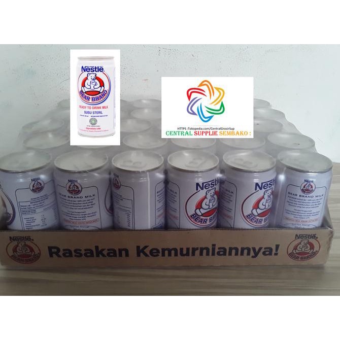 

(BISA COD) Bear Brand Susu Steril [189 ml /30pcs / 1 Karton ] TERBATAS Kode 1184