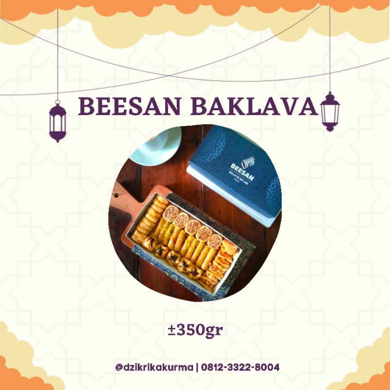 

BEESAN BAKLAVA Middle East Pattiserie