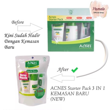 ⭐️ Beauty Expert ⭐️ ACNES Starter Pack 3 In 1 KEMASAN BARU Acne