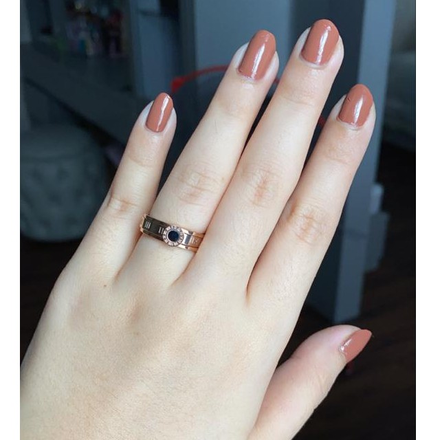 Cincin Titanium Mini Korea Wanita CK128 warna bisa untuk cincin kawin nikah fashion