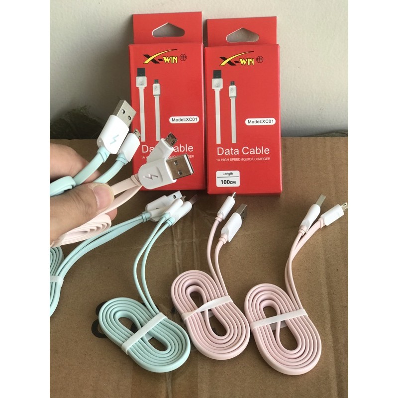 Cable data macaron /KABEL DATA XWIN Fast charging MICRO