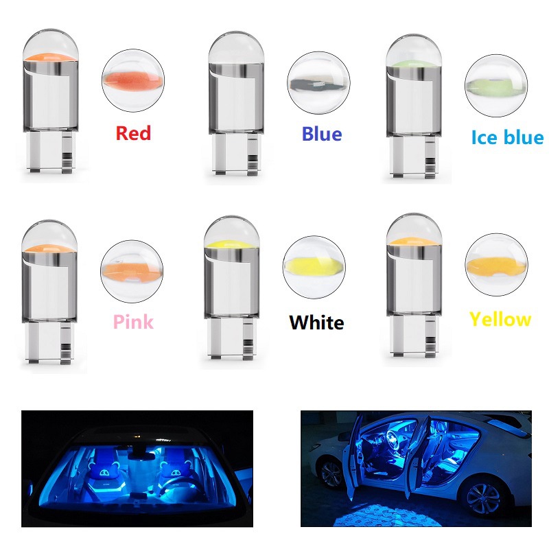 Lampu LED T10 Senja Sein Motor Mobil 360 Full Resin High Power