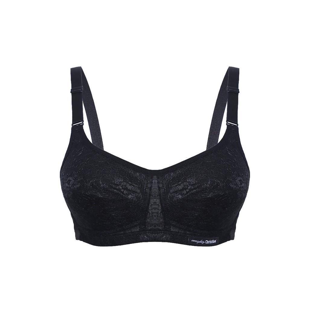 Glena by Christine Everyday Basic Bra - Black