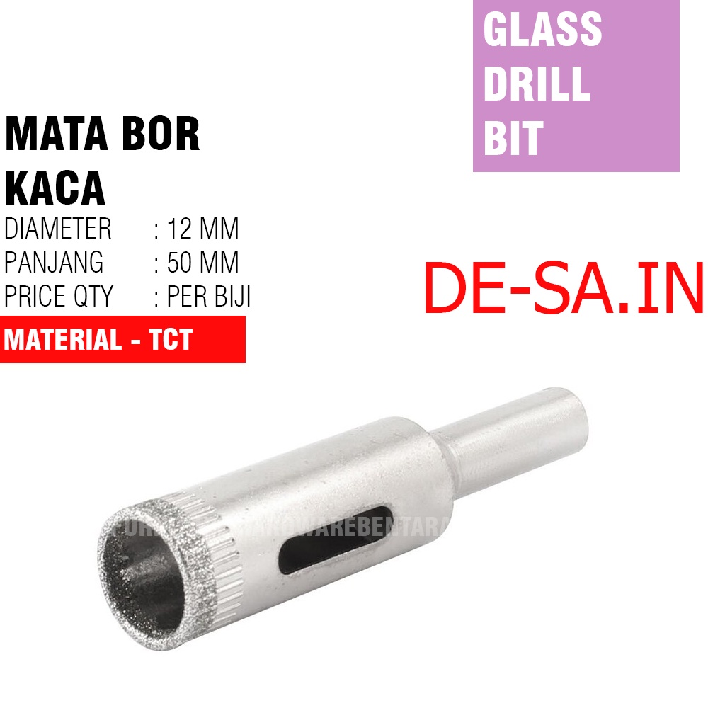 MATA BOR KACA 4MM / 5MM / 6MM / 8MM /10MM / 12MM