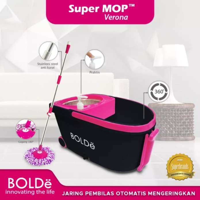 Alat Pel Lantai BOLDe Super Mop Verona